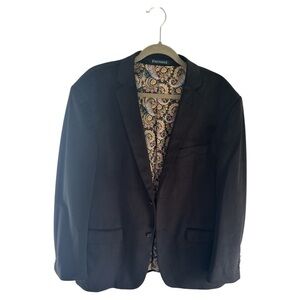 Ferrecci Men's Blazer Suit Jacket - Size 50L - Slim Fit Super 150’s Paisley